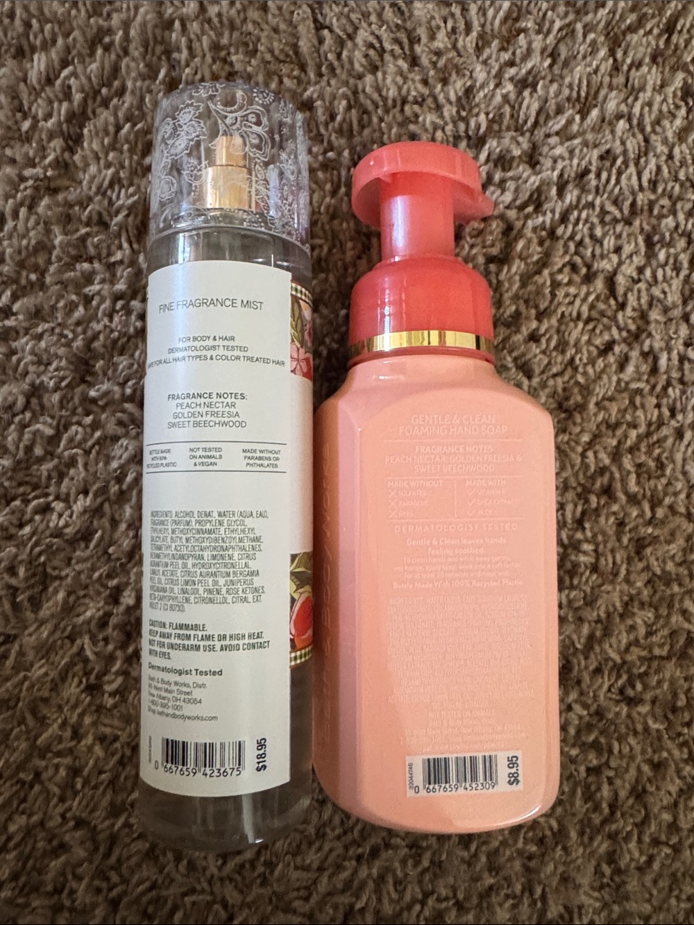Vera Bradley x Bath & Body Works Tote Bag and Peach Blossom & Nectar Set - Picture 10 of 13